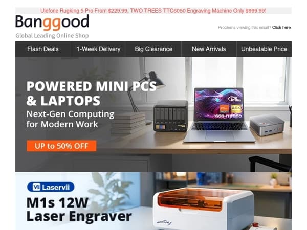 [Up to 50% OFF] Powered MINI PCS & Laptops! Only $57.99 Ultimea Poseidon M20 Soundbar, Grab Now >