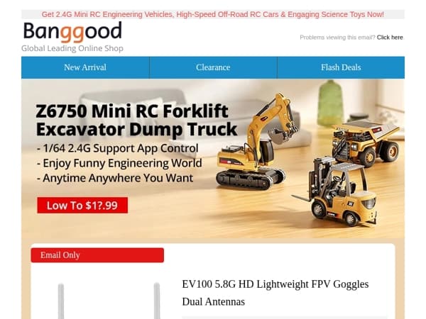 Don’t Miss: RC Toys Unbeatable Prices, Science Toys Sale & FPV Carnival！Grab Now! >>