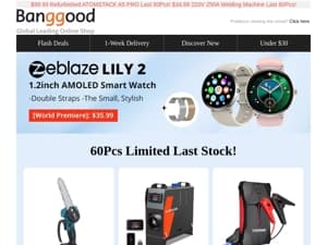 [ Last Stock! Hurry🚀!] Mustool 6inch Chainsaw $13.99! Kroak L1 8KW Diesel Heater $79.99! 13800mAh Jump Starter $29.99!