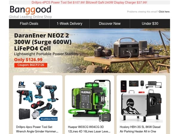 ☀️[Sunday Exclusive Deals]  Laser Engraver Only From $59.99! DaranEner Power Station Only $126.99