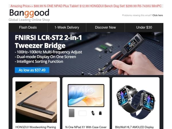 [Discount Upgrade!] Hottest Hcalory HBH1S $92.99! Blitzwolf HL7 AMOLED Smart Watch $39.99! 48H Limited!