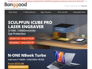 🔥Only $19.99 BlitzWolf 1Gb Memory AMOLED Watch, ULTIMEA Apollo S80 Soundbar Only $187.99!