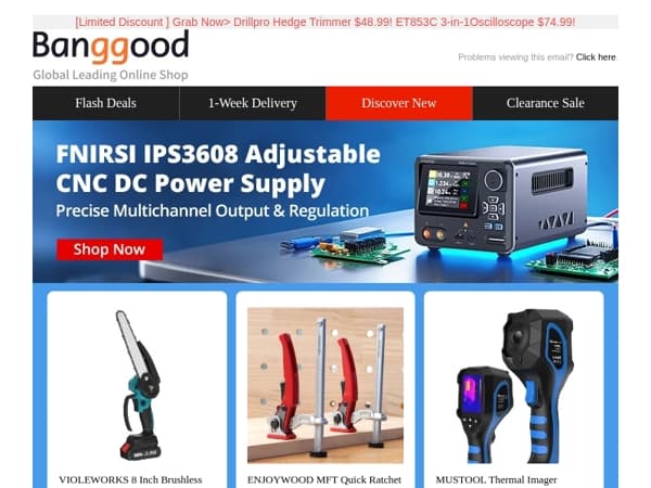 [DIY Tools & Auto]  ENJOYWOOD Rail Coping Sled $67.99! New Thermal Imager$179.99! FNIRSI Soldering Iron$49.99!