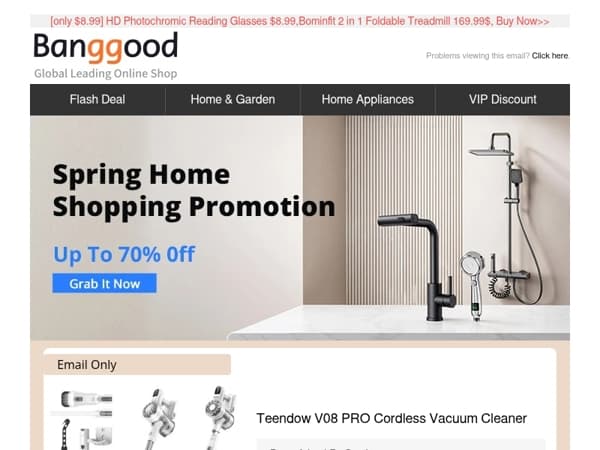 [New] Teendow V08 PRO Cordless Vacuum Cleaner only 8399$ Proscenic P20 OnePass Cordless VacuumCleaner only $152.99