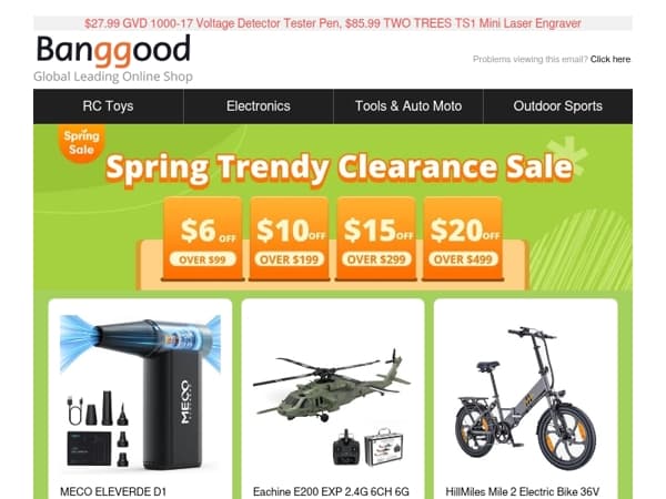 Sold Out Soon! Spring Clearance Sale Only 48Hrs. $19.99 Electric Air Duster, $129.99 Douxlife GC-RC03 Series Gaming Chair.