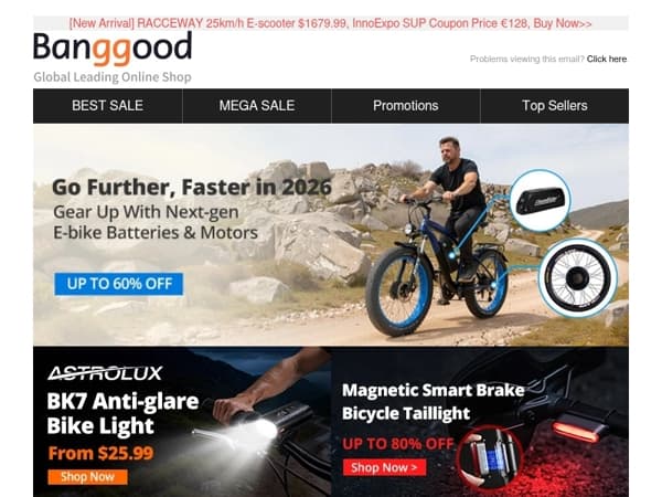 [Up to 60% Off Outdoor Sale] E-Scooter & Bicycle Gear🚲– Best Deals & Low Prices on Cycling Accessories!