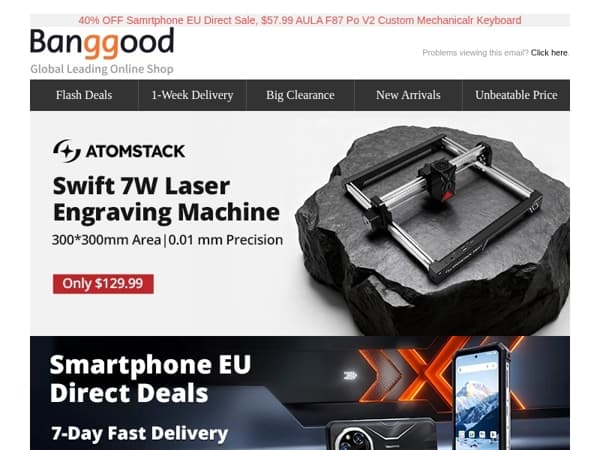 [Electronics Hot] $122.99 N-One NPad X1 Tablet PC, ATOMSTACK Swift Laser Engraver Only $129.99! Grab Now>>