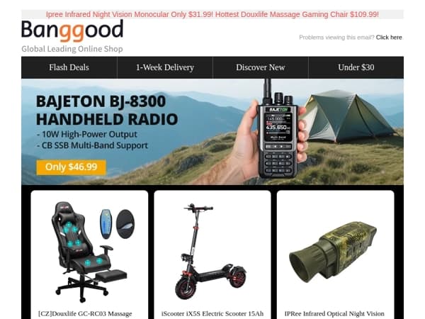 [Sunday 48Hrs Sale😉!] I7 13620H Laptop Only $625! BAJETON BJ8300 Handheld Radio Only $46.99! Woodworking Tools Up to 60% Off!