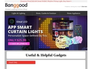 💡[For Home] $28.99 KONKA A1-8D Massager, iDeal LED Smart Curtain Light $25.99, Mugle Jewelry Cleaner $27.89 >>