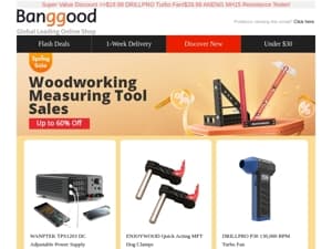 [Tools Spring Trendy Festival ] ENJOYWOOD Hold Down Clamps Only 24.99! FNIRSI LCR-ST1 Smart Tweezer Only $20.99>