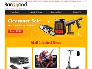 [Limited Deals😍] HONEY WHALE 500W Scooter Only $218.99! WANPTEK Adjustable Power Supply $46.98! Intel N100 Mini PC 16+512GB Only $165!