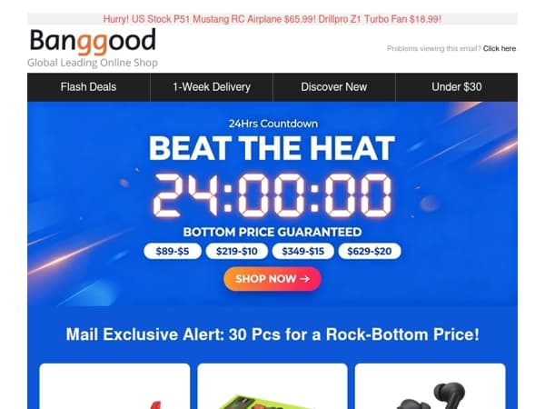 [Beat The Heat Sale Countdown 24Hrs🏖️] Last Chance, Bottom Price Guaranteed, Don't Miss It!