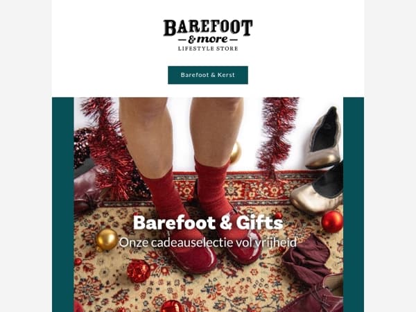 Barefoot & Gifts - Vrijheid onder de kerstboom