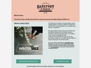 WINTER SALE met kortingen van 20% tot 40%