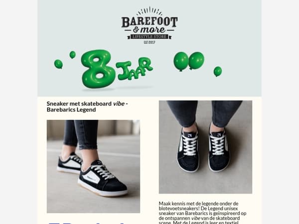 Nieuw! Barebarics Legend - sneaker met skateboard vibe