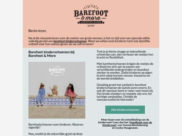 Barefoot kinderschoenen - De voorjaarscollectie is binnen!