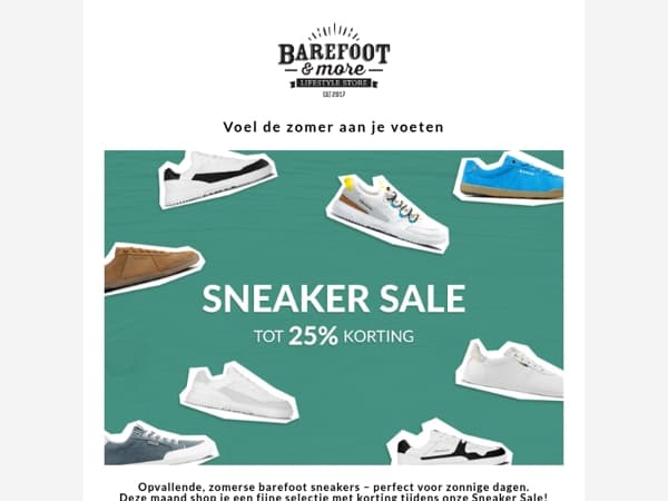 Sneaker Sale - tot 25% korting
