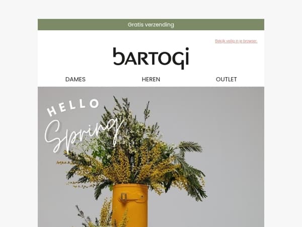 Het is officieel lente, ontdek onze nieuwe collectie 🌸