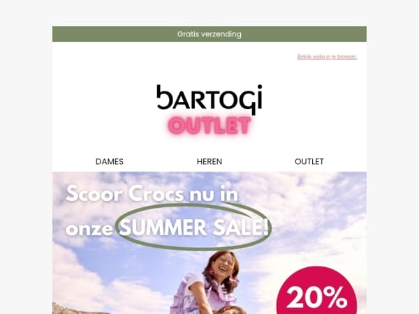 👉 Scoor jouw Crocs-deal in de Bartogi Outlet! 🔥