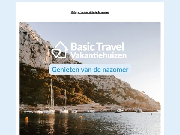 Genieten van de Nazomer | Basic Travel