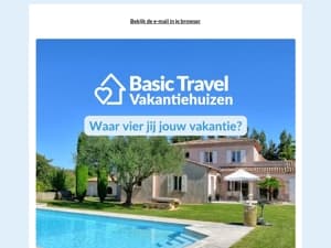 Waar vier jij jouw vakantie?