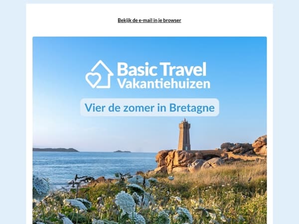 Vier de zomer in Bretagne