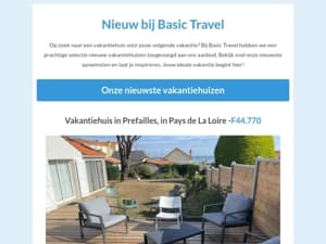 Basic Travel | Onze nieuwste vakantiehuizen