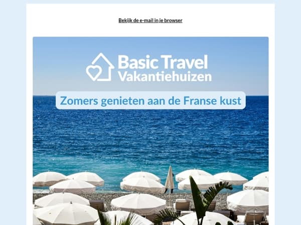 Zomers genieten aan de Franse kust