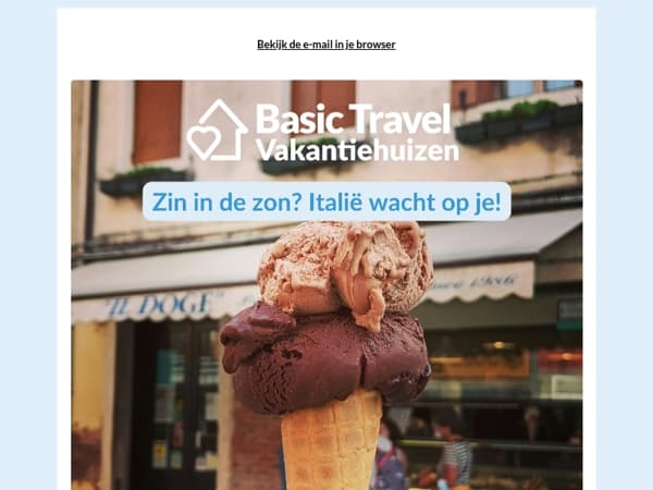 Zin in de zon? Italië wacht op je!