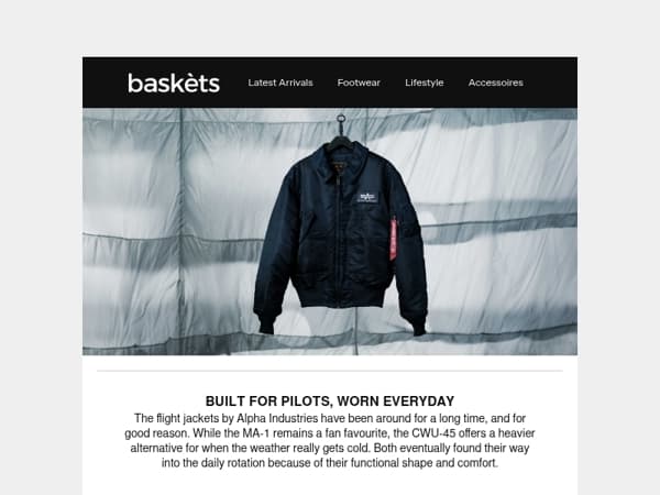 Beyond the Cockpit: The Alpha Industries CWU-45 & MA-1