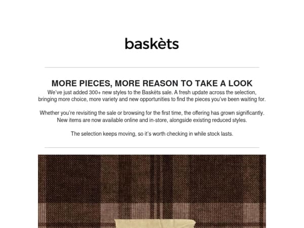 The Baskèts sale just got bigger