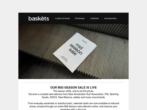 Our Mid Season Sale is now live