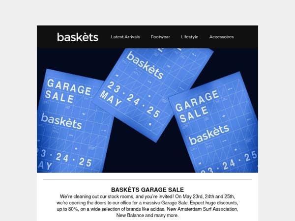 Garage Sale this weekend - 23, 24 & 25 May