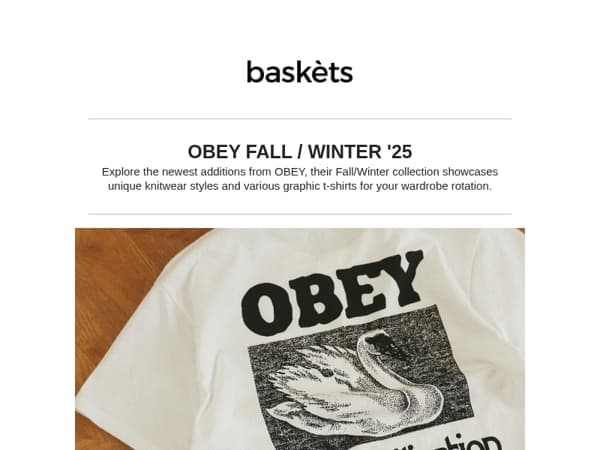 Lots of new OBEY came in