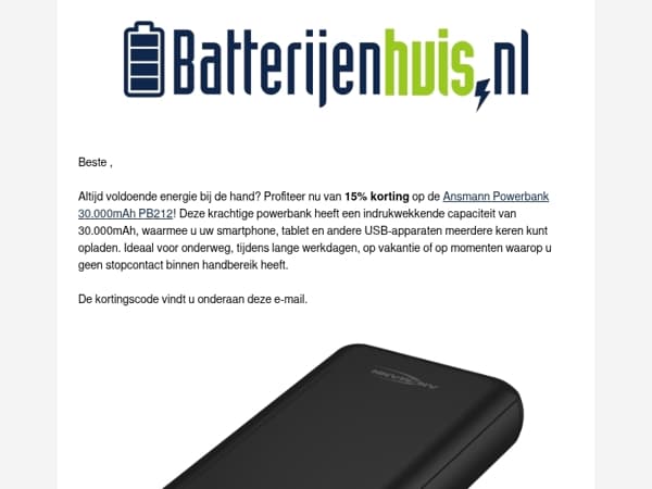🔋 30.000mAh Powerbank | -15%