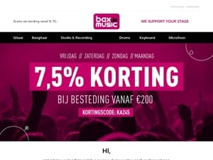 ✉ Open nu voor korting