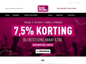 ✉ Open nu voor korting