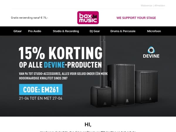 ⏰ Laatste kans: de 15% korting op Devine vervalt bijna!