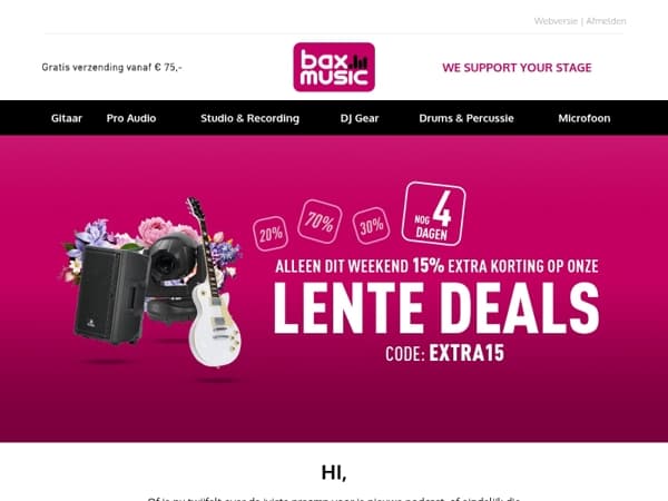 🤩 Onze experts hebben de beste Lente Deals geselecteerd