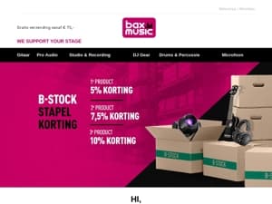 Krijg tot 10% extra korting op onze B-Stock
