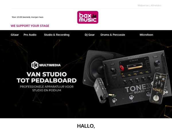 Van studio tot pedalboard: ontdek IK Multimedia 🎛️
