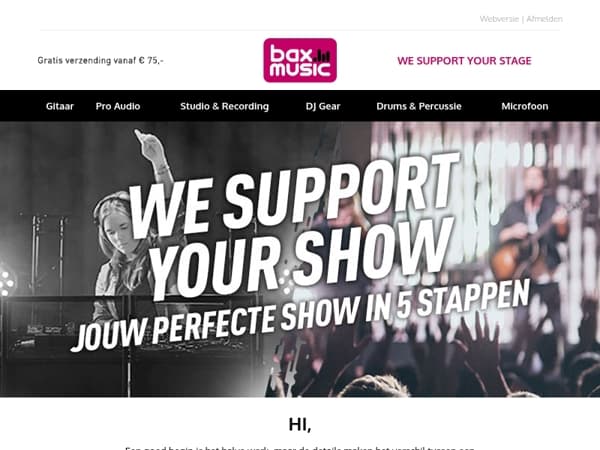 Zo maak je jouw festivalshow compleet ⚡