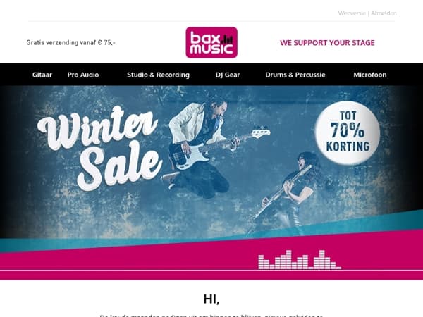 ❄️ De Winter Sale is gestart