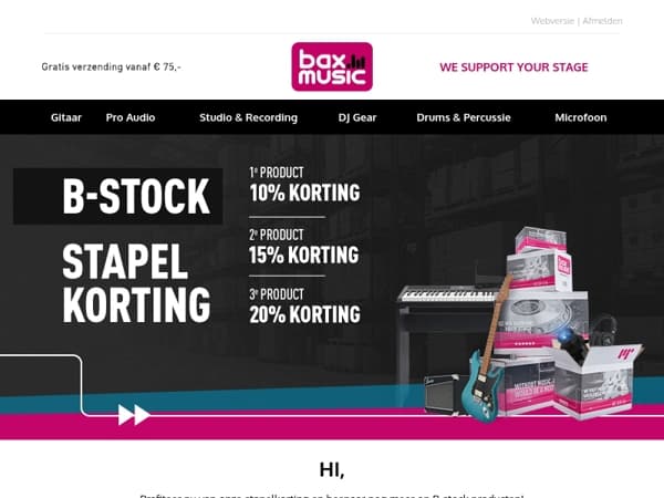 Jouw B-stock Deal 💥🛍️