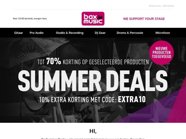 ☀️ NIEUWE PRODUCTEN toegevoegd aan de Summer Deals!