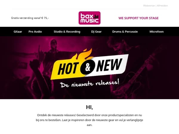 🔥 De nieuwste releases voor je op een rij