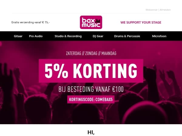 Je kortingscode is bijna verlopen