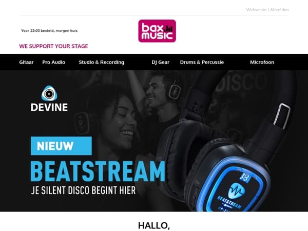 Iedereen zijn eigen beat met Devine BeatStream 🎧
