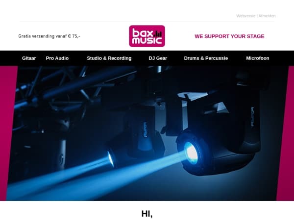 Ontdek ons assortiment moving heads