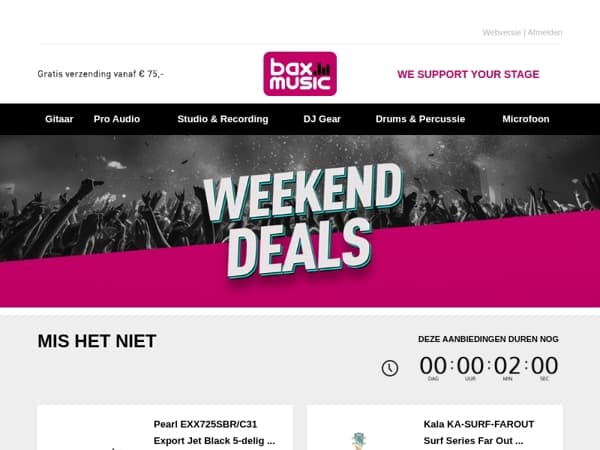 Hoge temperaturen 🔥 hoge kortingen